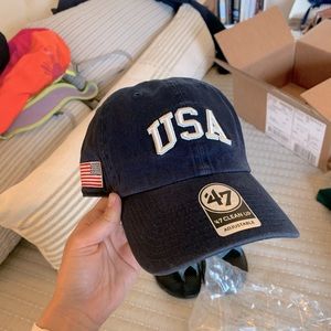 Women’s ‘47 Adjustable USA Hat - Navy Blue